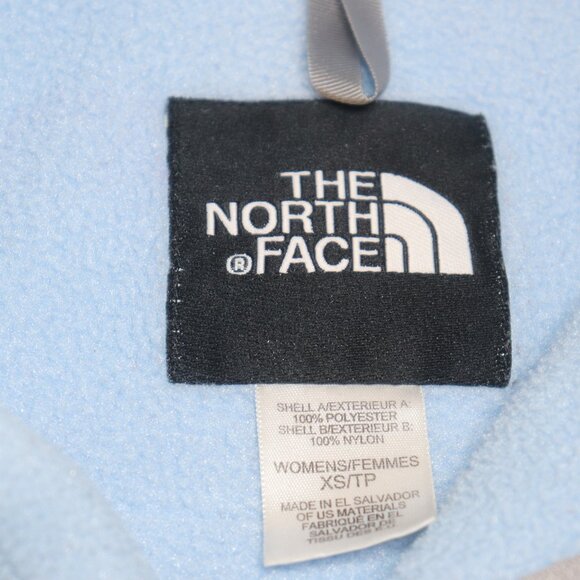 The North Face Denali Fleece Jacket in Baby Blue Grey XS - Picture 9 of 12